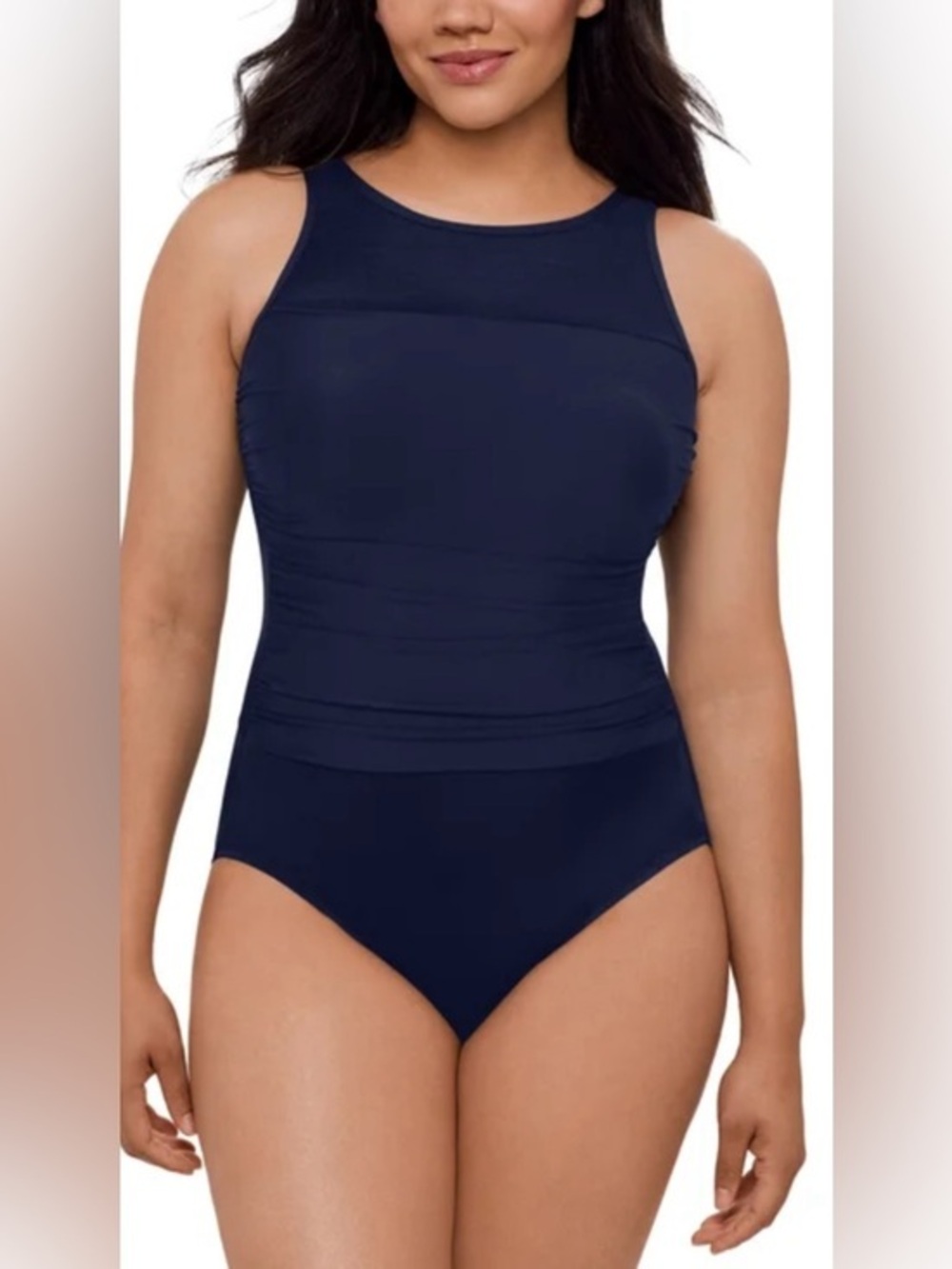 Miradonna by Miraclesuit Women’s One Piece Swimsuit Size 14 NWOT